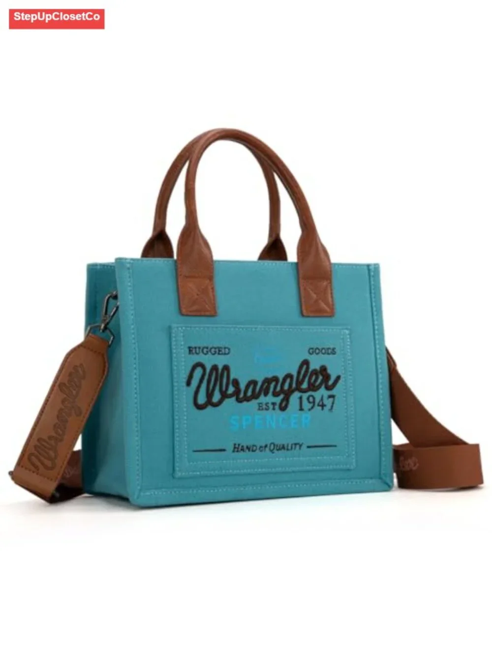 Wrangler Tote Bag for Women Canvas Top Handle Purses